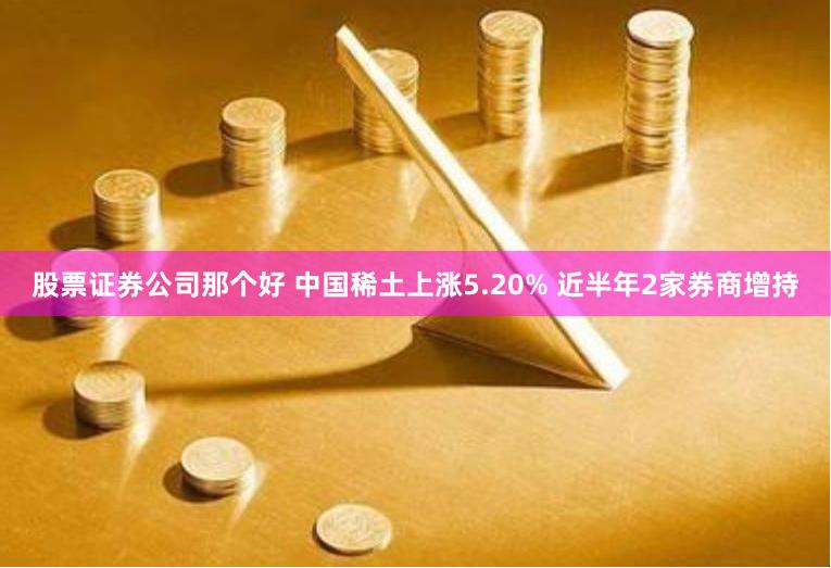 股票证券公司那个好 中国稀土上涨5.20% 近半年2家券商增持