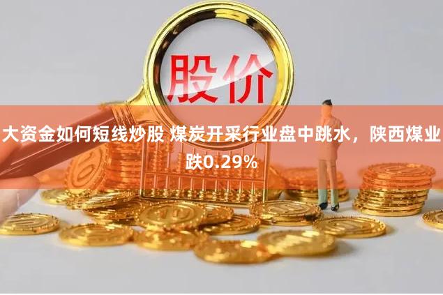 大资金如何短线炒股 煤炭开采行业盘中跳水，陕西煤业跌0.29%